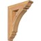 Ekena Millwork Thorton Traditional Smooth Bracket, Western Red Cedar, 3 1/2"W x 16"D x 20"H BKT04X16X20THR01SWR - alternate 1
